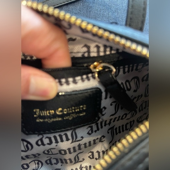 JUICY COUTURE Queen of Everything Sequin Trending Y2k Mini Barrel Crossbody Bag - Picture 3 of 8